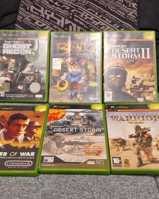 LOTTO GIOCHI XBOX ORIGINAL