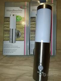 coppia Applique per esterni con sensore di mov.