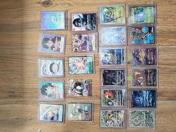 Varie carte OnePiece + Pokemon