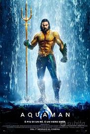 Locandine originali cinema AQUAMAN 1e2 