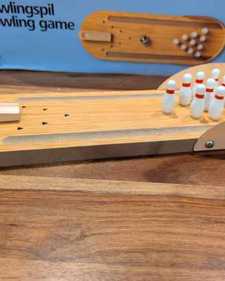 Gioco del bowling in legno, dai 4 anni
