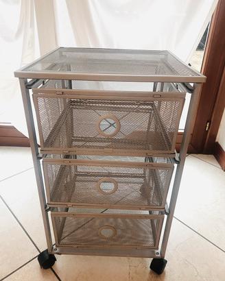 Cassettiera con ruote