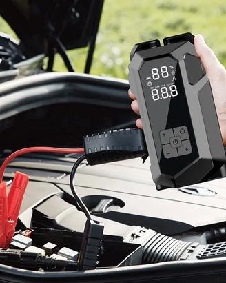 Avviatore di Emergenza Auto 4-in-1 con Compressore