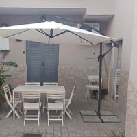 ombrellone a braccio con4  basi