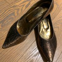 Ballerine a punta bronzo firmate charlize n 38