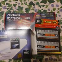 PC combo - ram ddr3 + mobo + case + wifi5 pcie