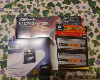 PC combo - ram ddr3 + mobo + case + wifi5 pcie