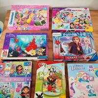 7 puzzle bambina 3-5 anni
