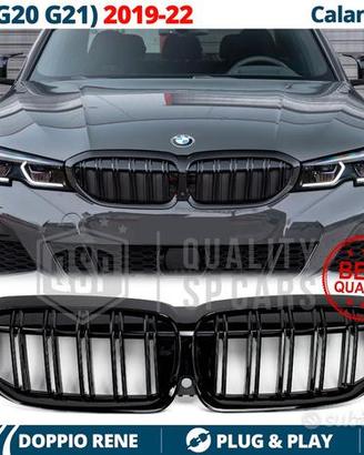 GRIGLIA Doppio Rene per BMW Serie 3 G20 G21 Nera