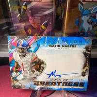 Malik Nabers autograph /5 topps inception nfl 2024