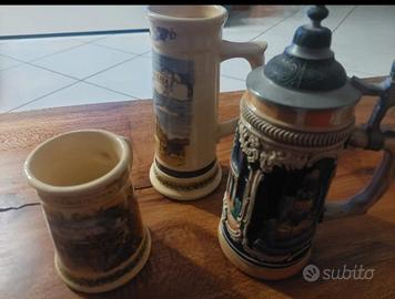 boccali da birra da collezione 