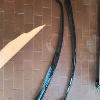 DEFLETTORI ARIA ANTI TURBO ANTI VENTO NERO FUME 