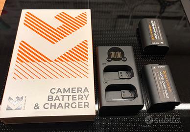 Batterie e Caricatore K&F CONCEPT DMW-BLK22