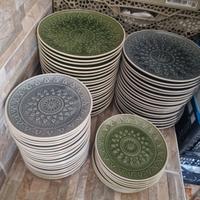 Piatti Piani e da frutta Natural Easy Life 81pz