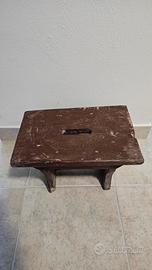 Sgabello in legno vintage