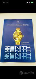 Catalogo Vintage Zenith Defy, El Primero 13x18cm