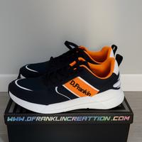 Sneakers D.Franklin color navy/orange