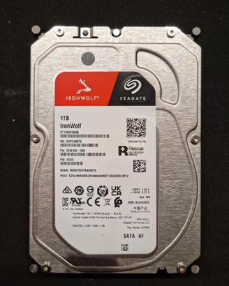 Hard Disk 1Tb Seagate IronWolf