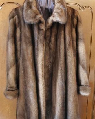 pelliccia vintage marrone taglia 50/52 o X/XL