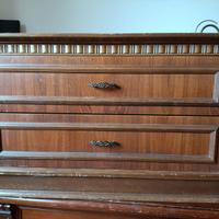 Comodini vintage vero legno 