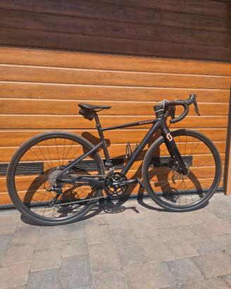 Bici da corsa donna Scott Speedster blu notte