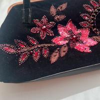 Borsa Braccialini velluto e pelle