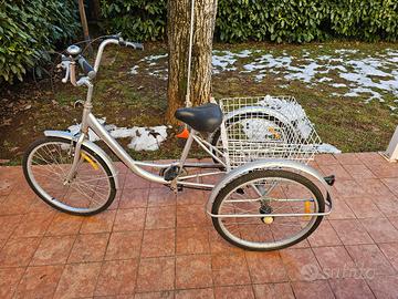 Bici per anziani a 3 ruote 