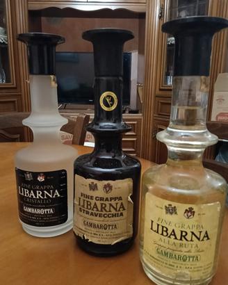 3 bottiglie grappa