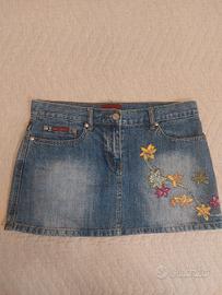 minigonna jeans