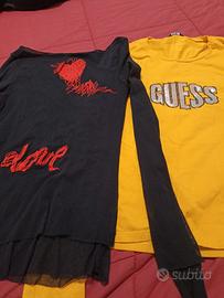 2 t shirt a maniche lunghe