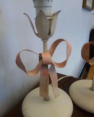 Lampade da comodino shabby chic 