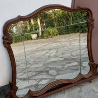 antico specchio molato da restaurare 