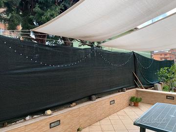 Rete Velo Tessuto frangivista verde 2 pezzi 13m