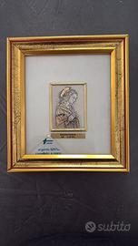 Quadro Madonna di Lippi Argento 925