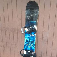 Snowboard 162 + attacchi con sgancio rapido
