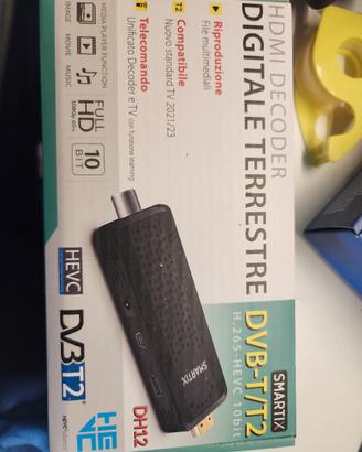 decoder con attacco hdmi t2 x digitale terrestre