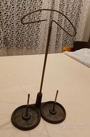 Antico porta spolette in metallo