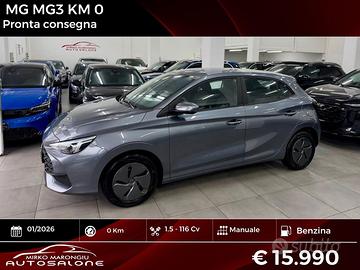 Mg MG3 1.5 Comfort KM 0 FINANZIABILE
