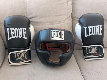 Guantoni + caschetto da boxe