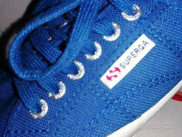Scarpe Superga Tg 41 Blu Elettrico 