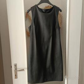 vestito ecopelle 