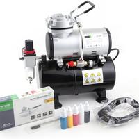 Kit aerografo Fengda con set compressore FD-186K c