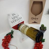 Calice  Per Vino Portabottiglia Fatto A Mano 