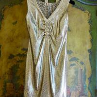 Abito donna in LAME' DI PURA SETA taglia 42