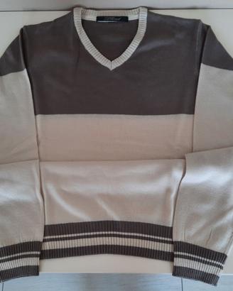 MAGLIONE PULLOVER CON SCOLLO A V