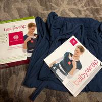 Fascia baby wearing - fascia porta bebè color blu