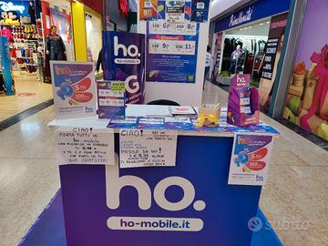 attivazione SIM telefonica ho mobile 