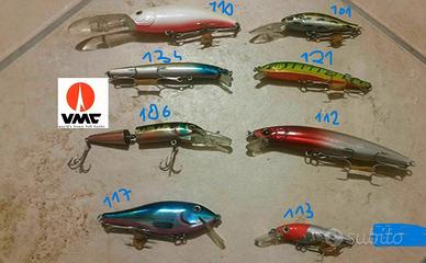 Esche artificiali lotto 8pz pesca traina,Jigging