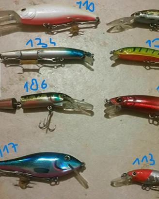 Esche artificiali lotto 8pz pesca traina,Jigging