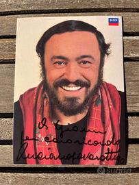 Foto autografata Luciano Pavarotti